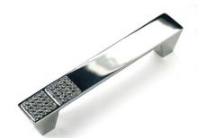 Мебельная ручка-скоба edson 2500 CHROME CRYSTAL 96 мм